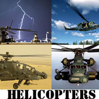 Military Helicopters Screensaver